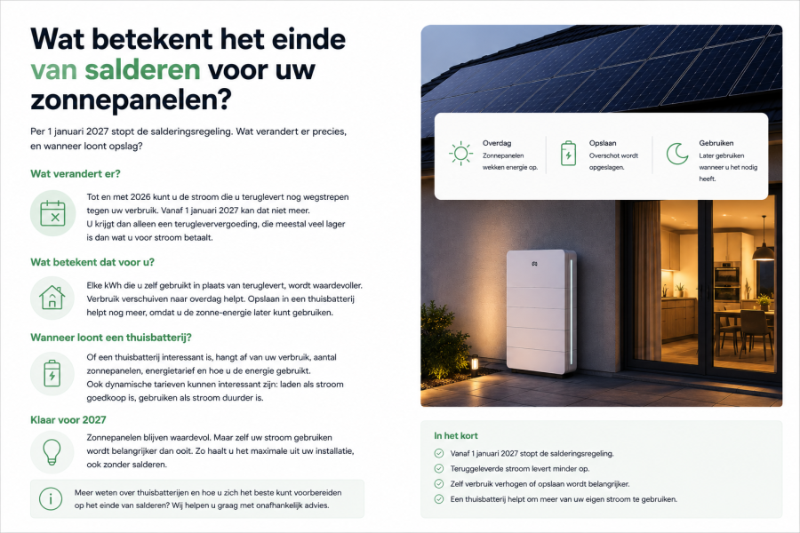 Salderen Stopt